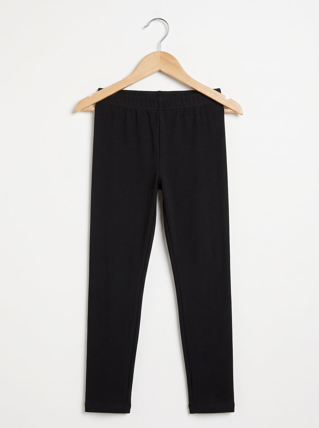Girls Classic Rib Leggings - Black